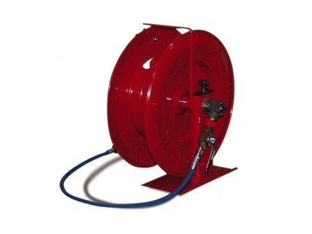 Барабан для шланга ВД 300бар 60м окрашен с компл. подключения на АВД