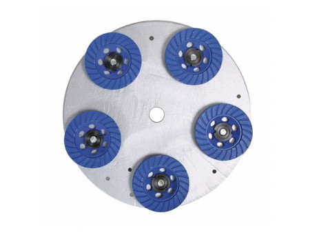 Диск со спиральными алмазными головками