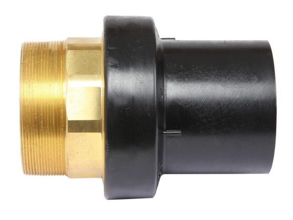 Переход ПЭ/ЛАТУНЬ PN16 SDR11 PE100 D110X4